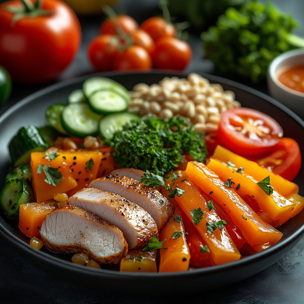 Обед на 900 калорий