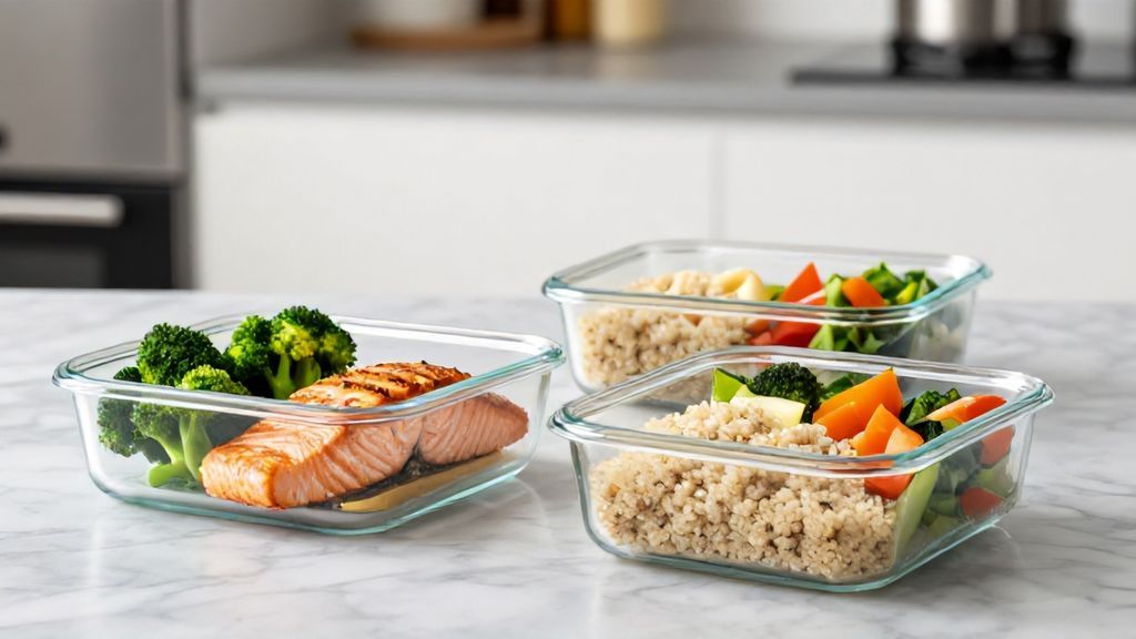 Готовое меню правильного питания на неделю для похудения: полезные блюда в контейнерах
