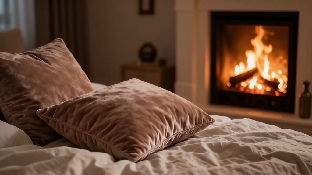 Уютная атмосфера спальни для романтического вечера