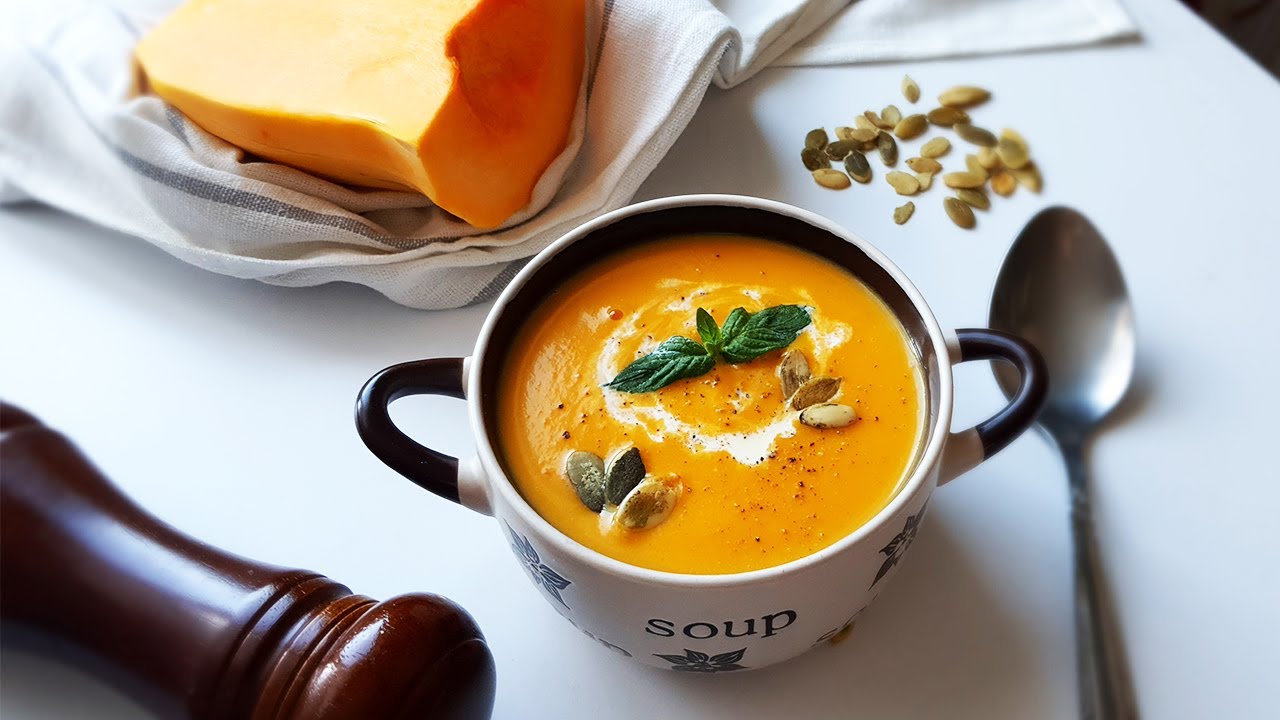 Спелая тыква и диетический тыквенный суп