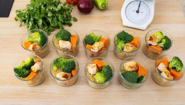 Заготовка еды в контейнеры на неделю вперед система Meal Prep