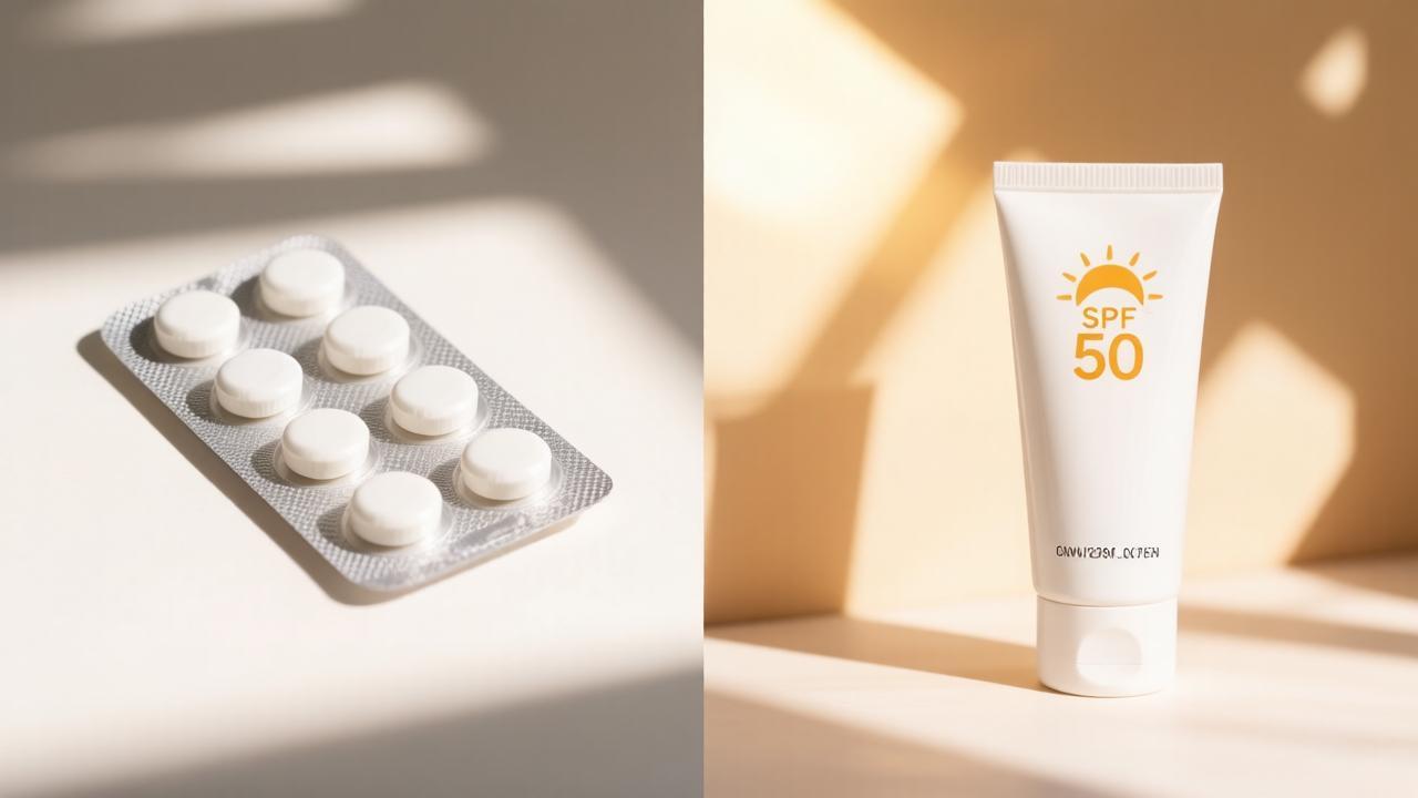 Опасность загара и фотосенсибилизации при приеме антибиотиков, крем с SPF 50 для защиты кожи от солнца